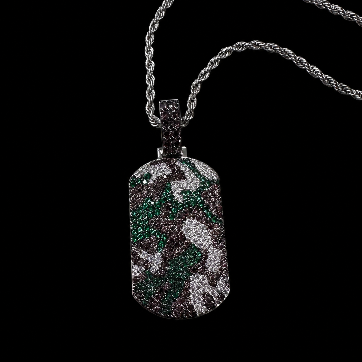 Camo Dog Tag Hanger