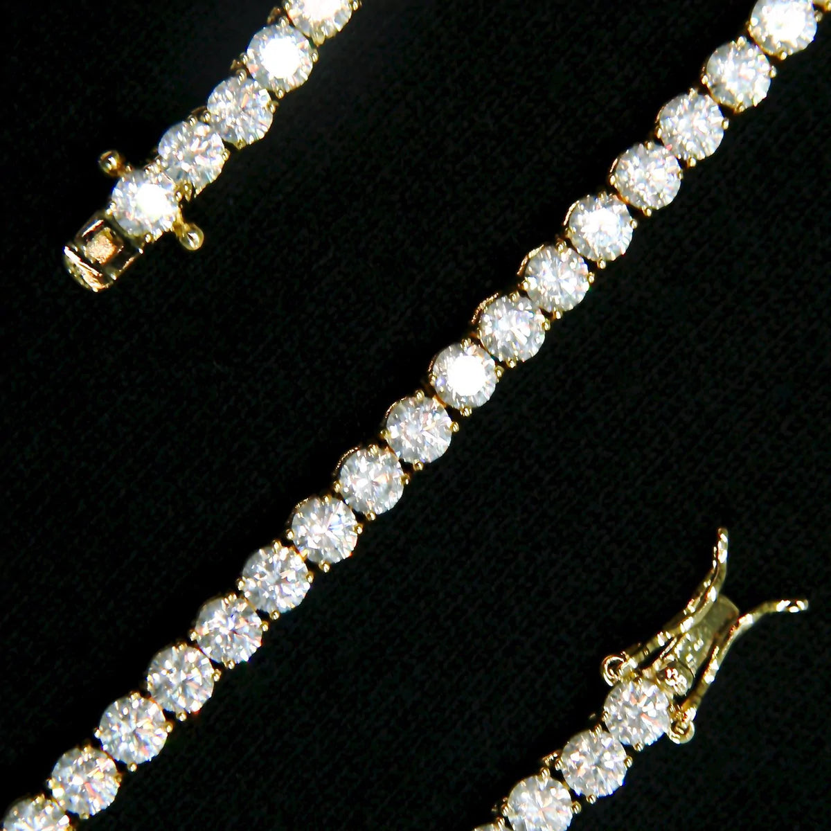 3MM Gold Plated Tennis Armband