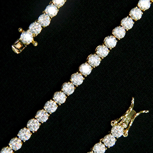 3MM Gold Plated Tennis Armband