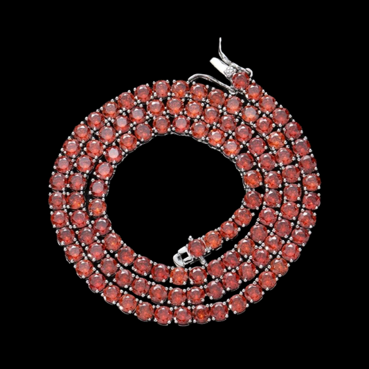 4mm Ruby Tennis Chain