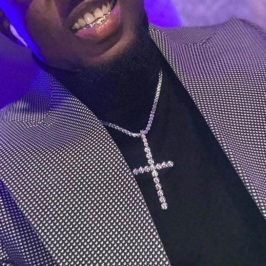 Tennis Cross Pendant