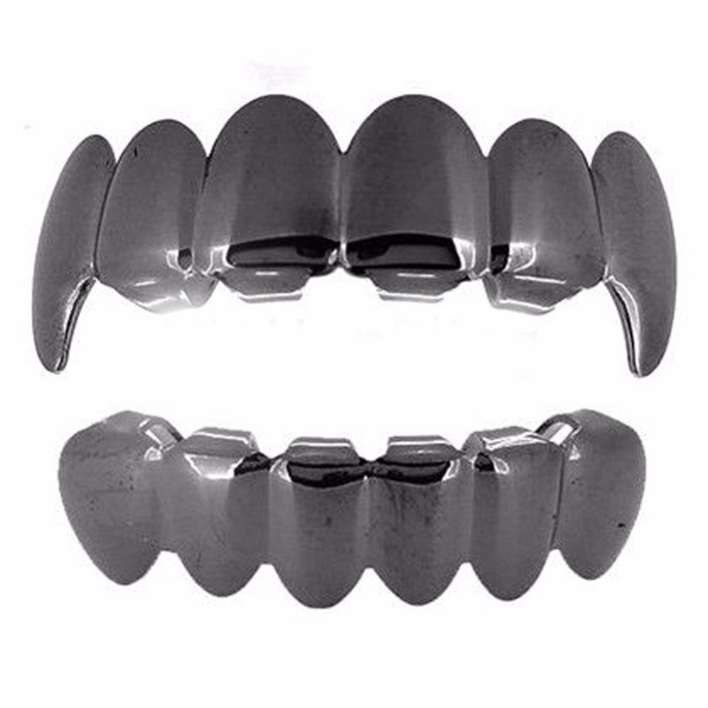 Zwarte Fang Grillz Set