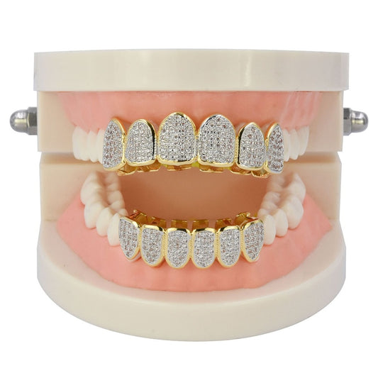 6/6 Multi ICED OUT Grillz Set