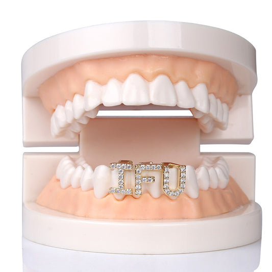 Gepersonaliseerde ICED OUT Lettertand