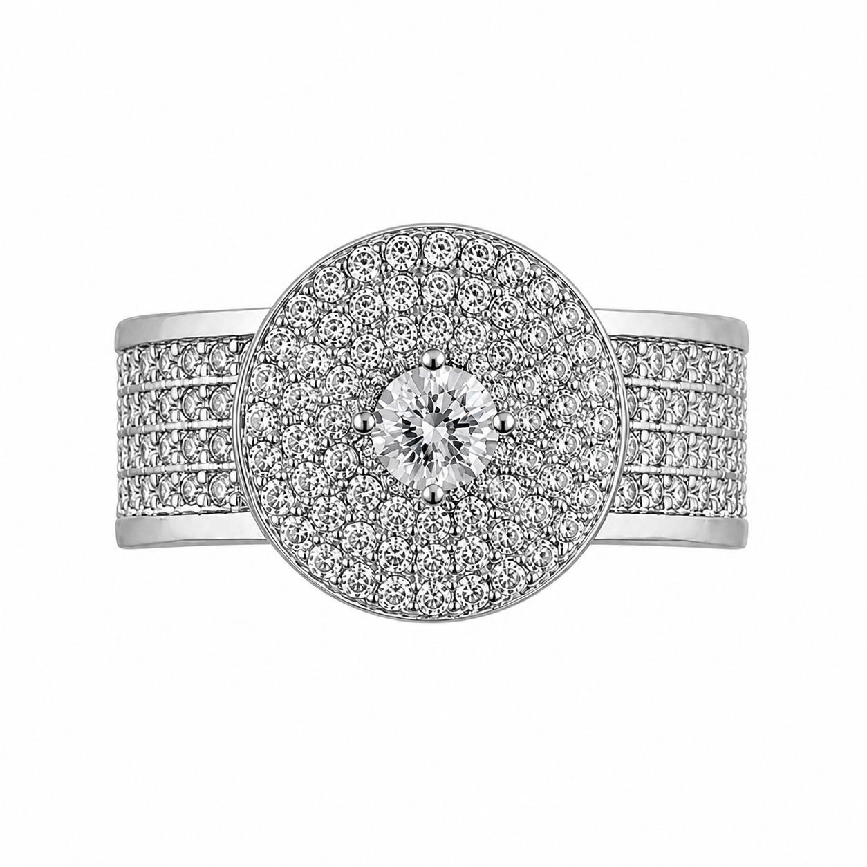 925 Zilveren Kingpin Pinky Ring