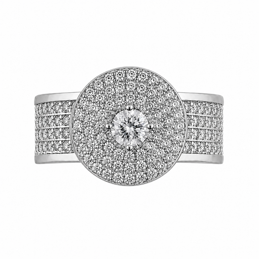 925 Zilveren Kingpin Pinky Ring
