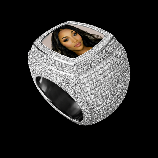 Bague Photo Personnalisée