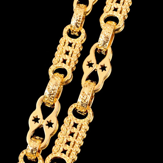 Premium 10mm imperiale koningsketting armband met gedetailleerd design en robuuste uitstraling