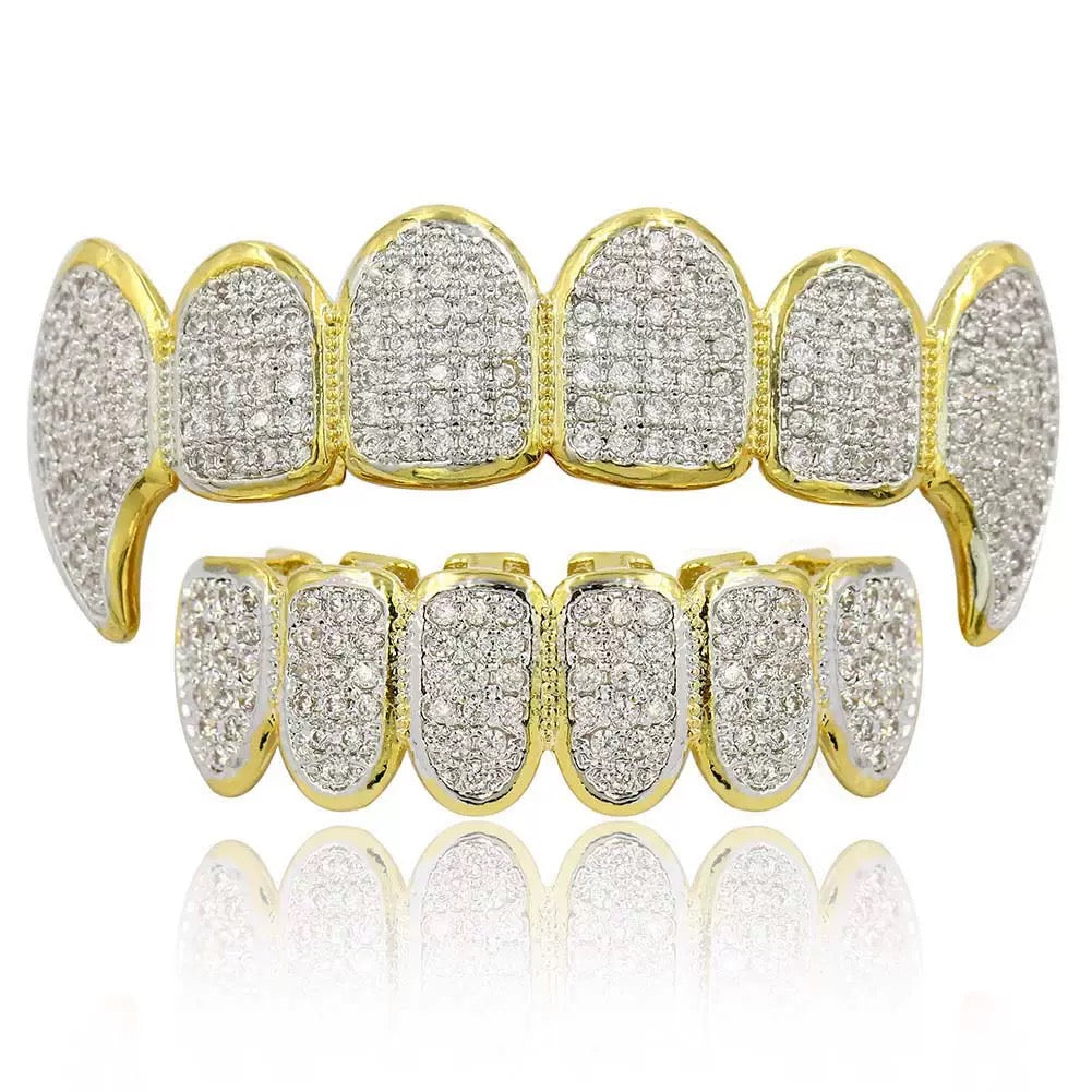 6/6 ICED Royal Fang Grillz 