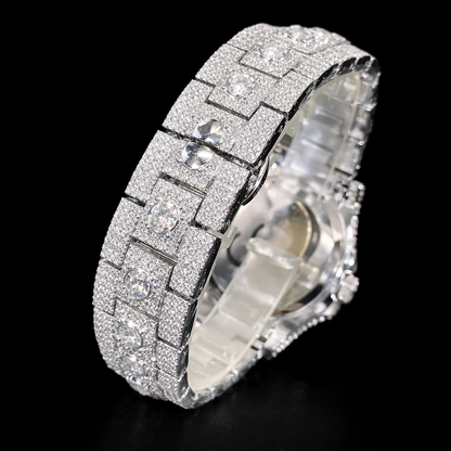 Prestige Date 42mm – Fully Iced Horloge