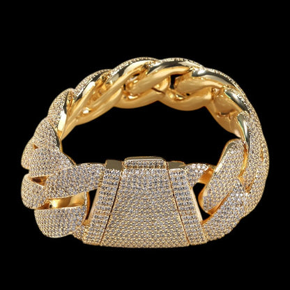 King Size Iced Cuban Armband – 24mm