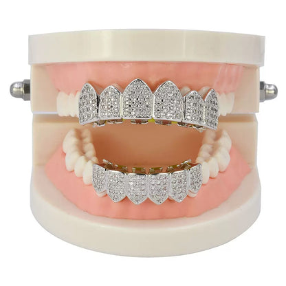 6-Tands ICED Royal Lower Grillz