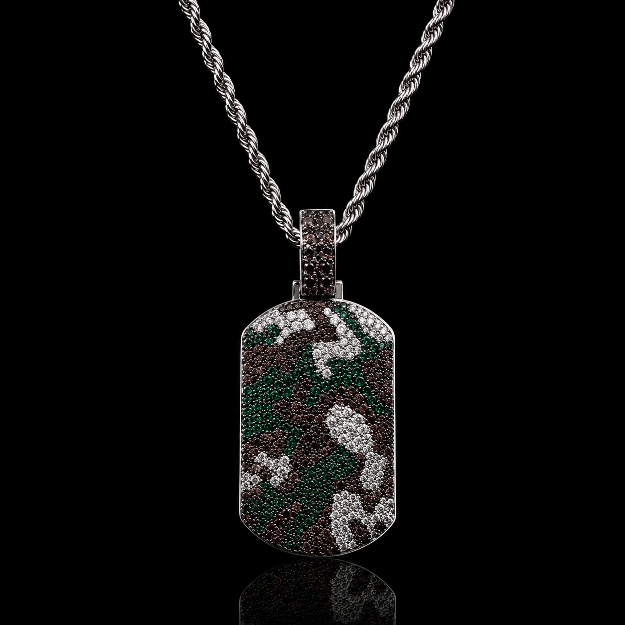 Camo Dog Tag Hanger