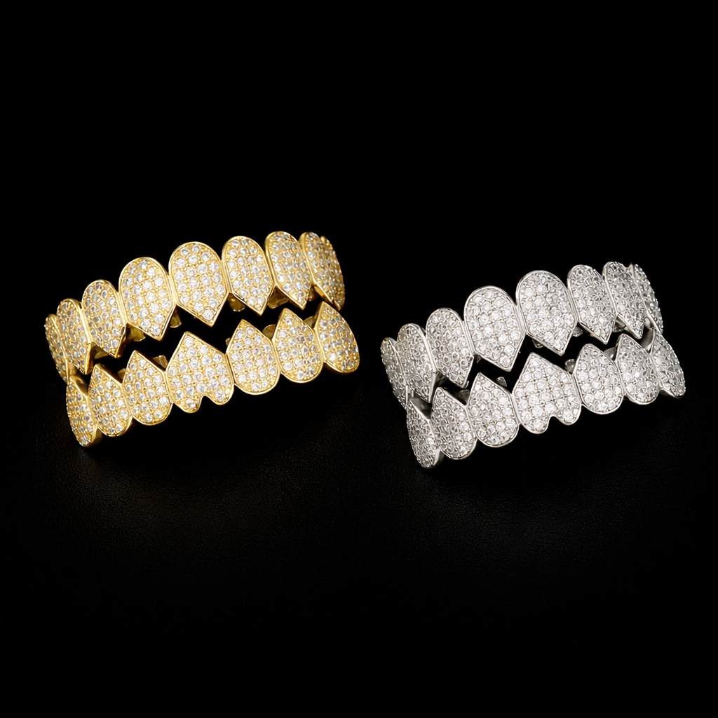 8/8 Premium ICED Shark Grillz