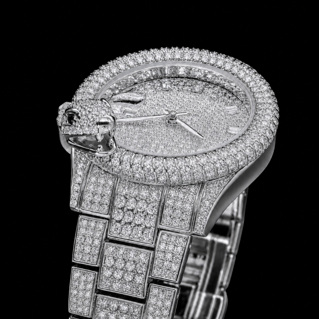 King Cobra 42mm – Iced Out Horloge