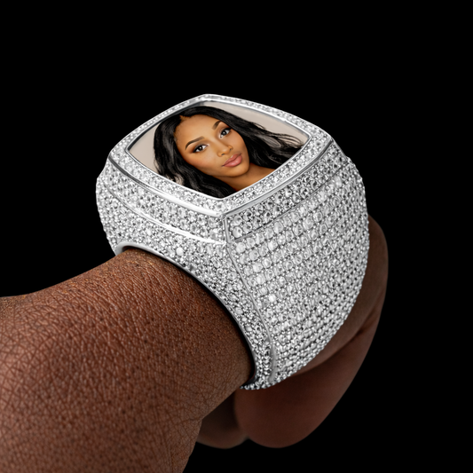 Bague Photo Personnalisée