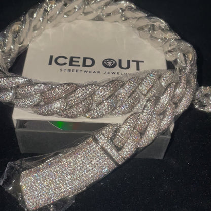 20mm Diamond Cuban Chain