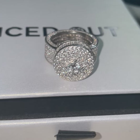 925 Zilveren Kingpin Pinky Ring