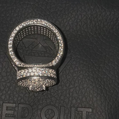 925 Zilveren Kingpin Pinky Ring