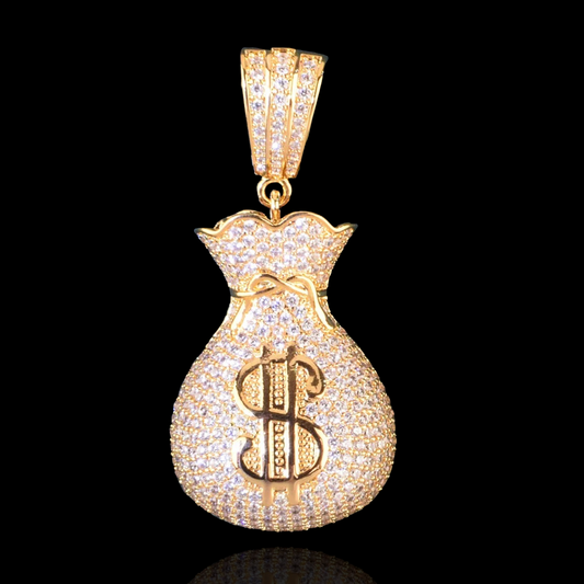 Gold Plated Money Bag Hanger